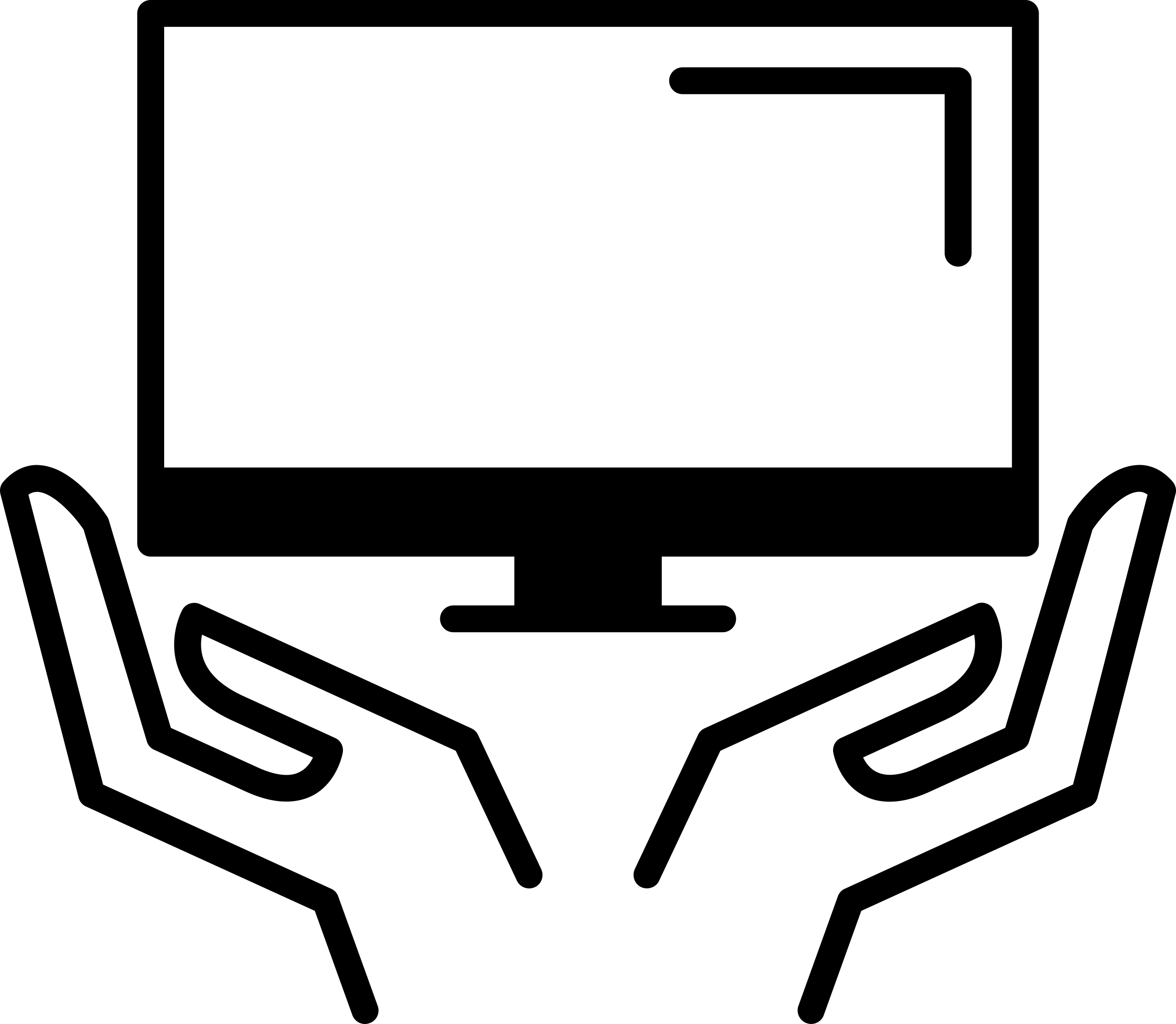 Monitor In Hands Blueprint Style Svg Vector Free Vectors